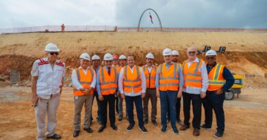 Paliza y Estrella supervisan obras viales en Plaza de la Bandera e Isabel Aguiar