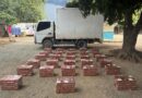 Confiscan 154 mil cigarrillos escondidos en falso piso de un camión en Santiago Rodríguez