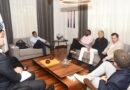 Ministro Kelvin Cruz recibe a David Ortiz y ejecutivos de Perfect Game