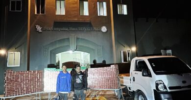 Arrestan a dos hombres con 160 mil cigarrillos de contrabando