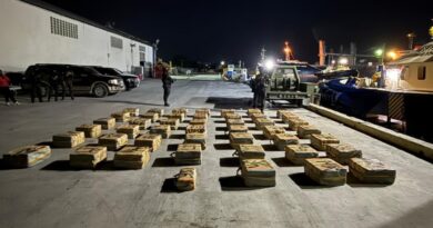 Detienen en el AILA a un hombre vinculado a alijo de 1,360 paquetes de cocaína