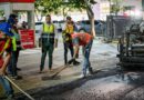 Alcaldía ejecuta operativo de asfaltado para agilizar la movilidad en Santiago