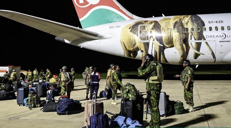 Regresan a Kenia 215 policías desplegados en la misión internacional de seguridad en Haití