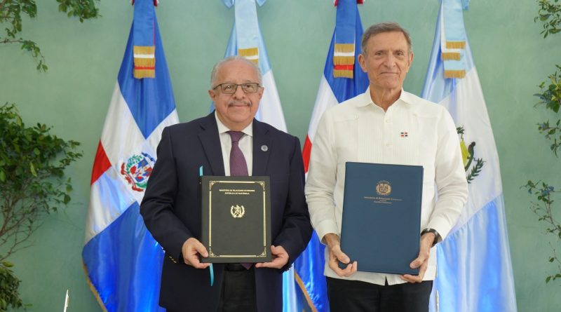 República Dominicana y Guatemala acuerdan fortalecer la cooperación económica