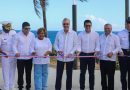 Abinader y Collado inauguran segunda etapa del malecón de Santo Domingo Este.