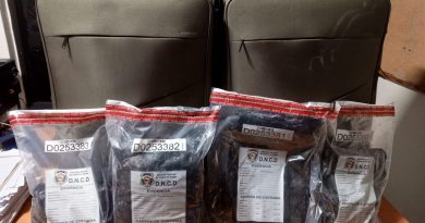 Detienen a una mujer con siete kilos de cocaína en el aeropuerto Las Américas