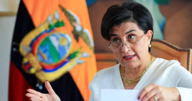 La canciller de Ecuador realizará una visita oficial a República Dominicana