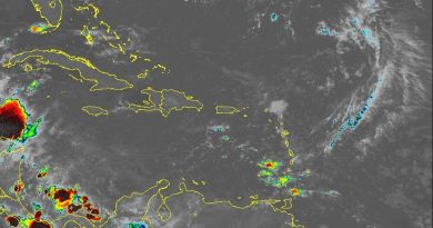 Indomet pronostica ambiente brumoso y aguaceros por incidencia de onda tropical