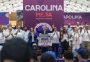 Carolina Mejía asegura en San Cristóbal que está lista para asumir “el mayor reto” de su vida