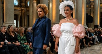 Sombreros de diseñadora dominicana brillan en desfile en EE. UU.