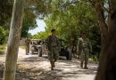 Jefe del Ejército supervisa dispositivos de seguridad en la frontera sur