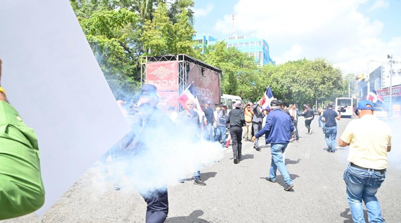 ANPA condena represión policial durante marcha hacia el Palacio Nacional