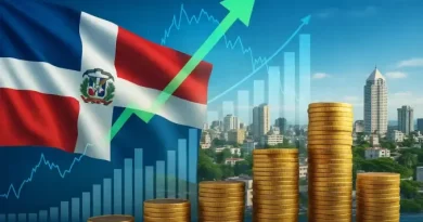 La economía de República Dominicana tuvo un crecimiento interanual en mayo de 4,7 %