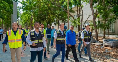 Ito Bisonó supervisa avances de las obras para los Juegos Centroamericanos y del Caribe 2026