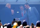 Felipe VI y Trump se intercambiaron monedas conmemorativas en la final del Mundial Felipe VI y Trump se intercambiaron monedas conmemorativas en la final del Mundial
