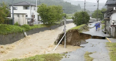 Japón amplía la alerta máxima por posibles deslizamientos de tierra a isla al sur de Tokio